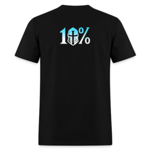 T-Shirt 10% Bleu